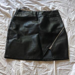 LF leather skirt